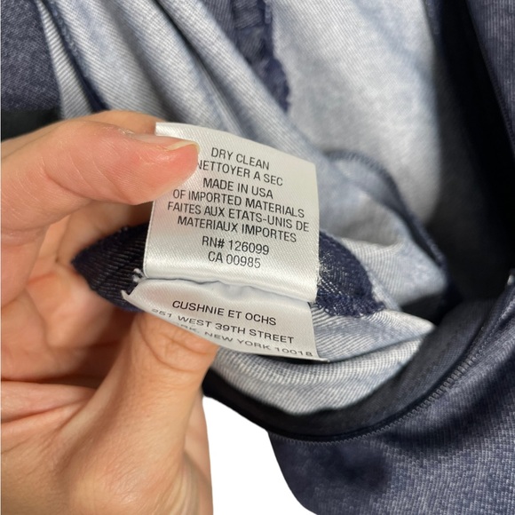 Cushnie et Ochs | Lace Up Wide Leg Denim Trousers 0 - Picture 9 of 9